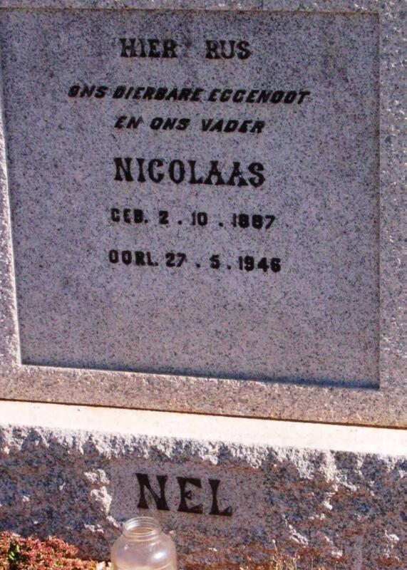 NEL Nicolaas 1887-1946