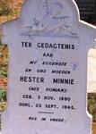 MINNIE Hester nee HUMAN 1890-1945