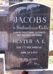 JACOBS Hester A.E nee KRUGER 1901-1973
