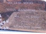 BURGER Maria Barendina 1898-1953