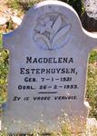 ESTERHUYSEN Magdalena 1921-1933