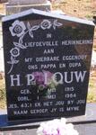 LOUW H.P. 1915-1984