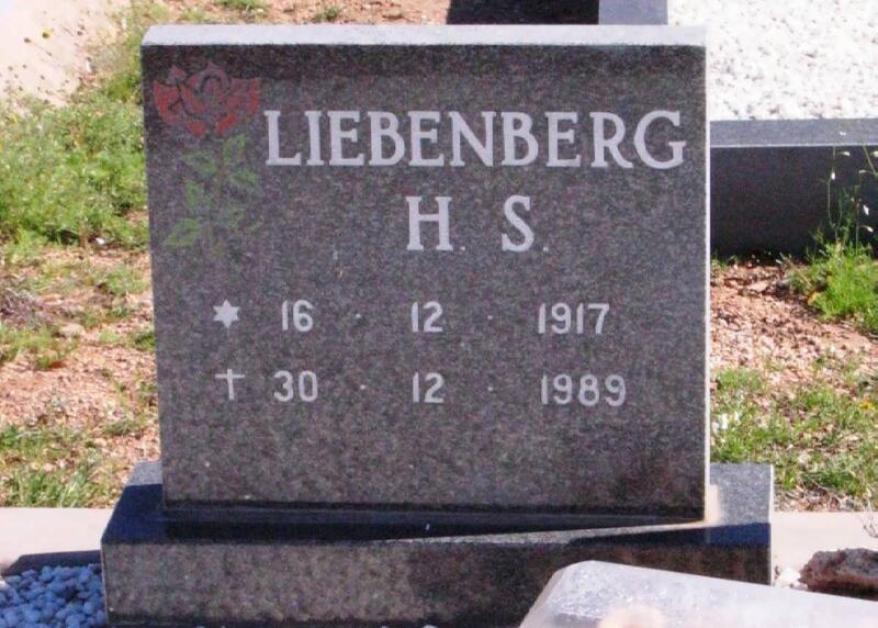 LIEBENBERG H.S. 1917-1989