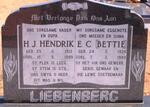 LIEBENBERG H.J. 1913-1989 & E.C. 1926-1989