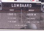 LOMBAARD Louis C. 1898-1994 & Judith M. VISSER 1900-1978