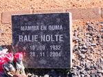 NOLTE Ralie 1932-2004