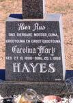 HAYES Carolina Mary 1890-1986