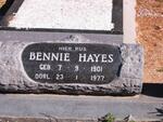 HAYES Bennie 1901-1977 & Kittie 1907-1991
