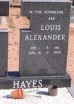 HAYES Louis Alexander 1911-1988