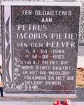 HEEVER Petrus Jacobus, van den 1959-1982