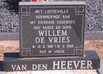 HEEVER Willem De Vries, van 1916-1986