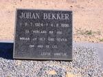 BEKKER Johan 1924-1998
