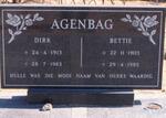 AGENBAG Dirk 1913-1983 & Bettie 1903-1985