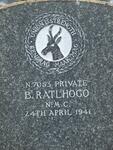 RATLHOGO B. -1941 