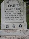 COMLEY Fanny Marion 1887-1977 :: COMLEY Ernest Phillip 1922-2003 :: COMLEY Florence Marion 1917-1934