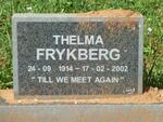 FRYKBERG Thelma 1914-2002