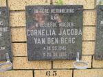 BERG Cornelia Jacoba, van den 1945-1995