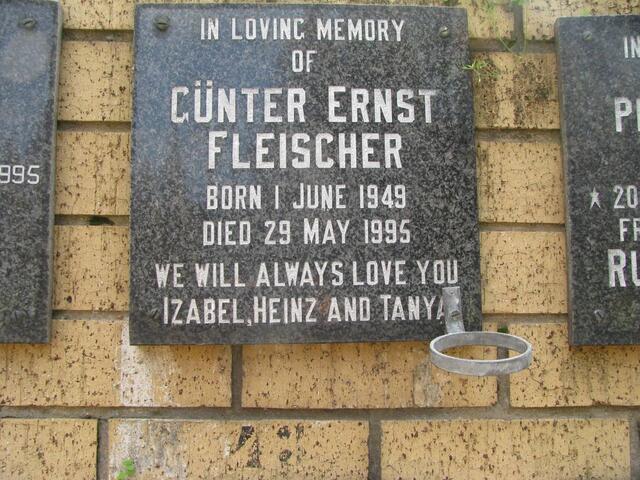 FLEISCHER Gunter Ernst 1949-1995