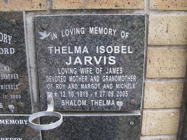 JARVIS Thelma Isobel 1918-2005