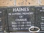 HAINES Charlie 1942-1989