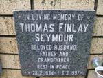 SEYMOUR Thomas Finlay 1934-1997