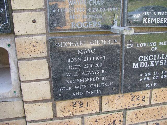 MAYO Michael Gilbert 1960-2001