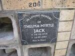 JACK Thelma Myrtle 1919-2001