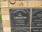 CARLSSON May 1912-2001