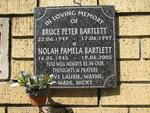 BARTLETT Bruce Peter 1949-1997 & Nolah Pamela 1945-2005