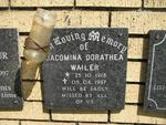 WAILER Jacomina Dorathea 1918-1997