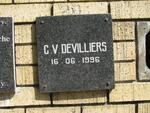 VILLIERS C.V., de -1996