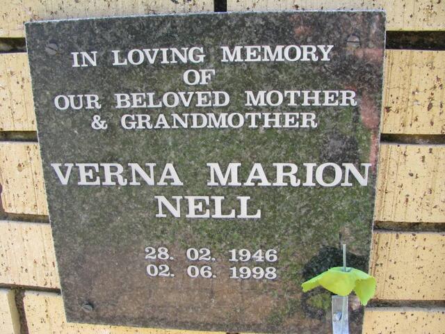 NELL Verna Marion 1946-1998