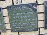 GIBSON Mimmie 1906-1998