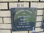 HARTY Amy Myrtle 1909-1998