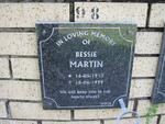 MARTIN Bessie 1913-1999
