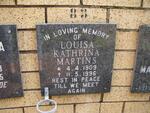 MARTINS Louisa Kathrina 1909-1996