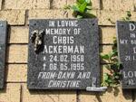ACKERMAN Chris 1958-1995
