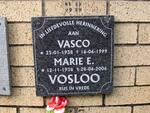 VOSLOO Vasco 1938-1999 & Marie E. 1938-2006