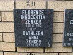 ZENKER Florence Innocentia -1996 :: ZENKER Kathleen Anna -1997