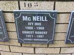 McNEILL Ernest Robert  1911-1997 & Ivy Iris 1908-1968