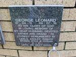 LEONARD George 1937-1999