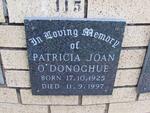 O'DONOGHUE Patricia Joan 1925-1997