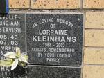 KLEINHANS Lorraine 1968-2002