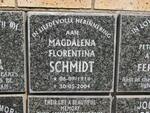 SCHMIDT Magdalena Florentina 1916-2004
