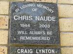 NAUDE Chris 1944-2003