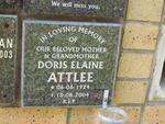 ATTLEE Doris Elaine 1924-2004