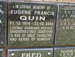 QUIN Eugene Francis 1916-2004