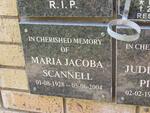 SCANNELL Maria Jacoba 1928-2004
