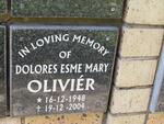 OLIVIER Dolores Esme Mary 1948-2004