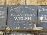 WELSH Julia Vera 1917-2002
